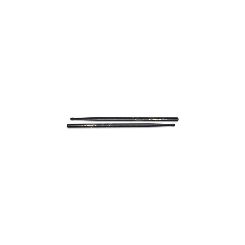 ZILDJIAN Drumsticks, Hickory Wood Tip series, 5B, black
